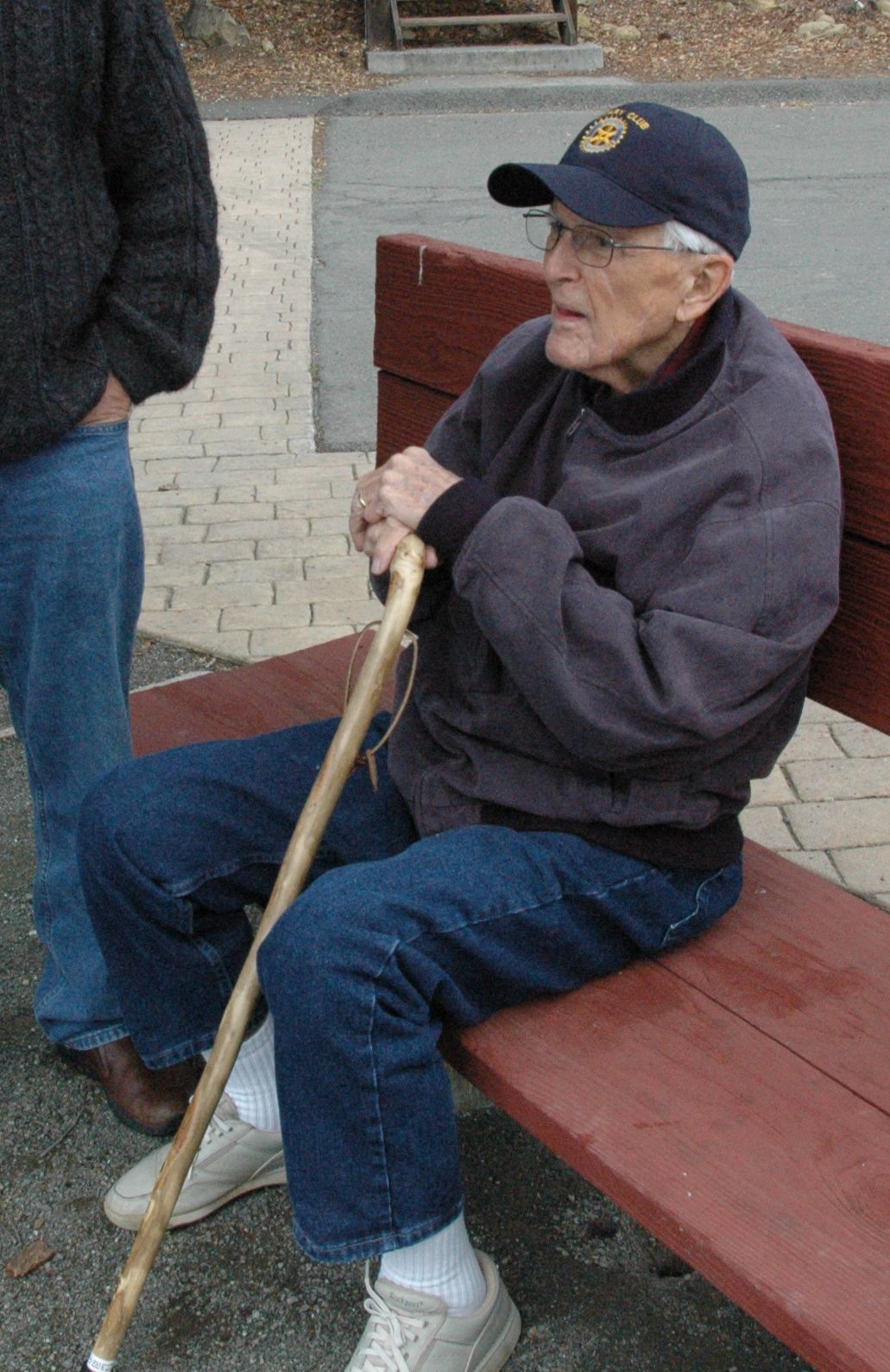 DadLookingOutontheCove - New Years Day with My Dad