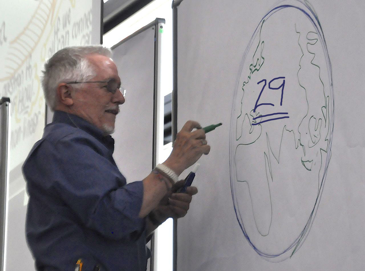 DavidDrawingEarth - The Power of the Pen: At EuViz Berlin